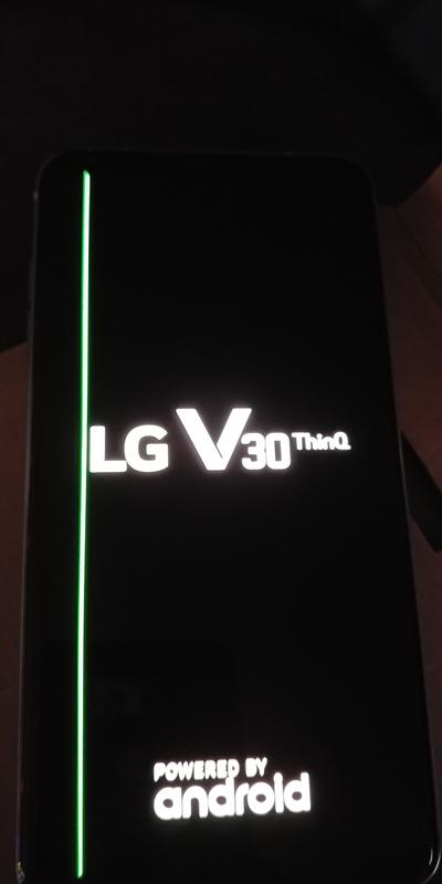 green line has appeared on two phones. Does not go away.