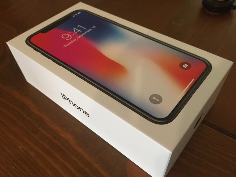 Eeeeek! My new iPhone X arrived!