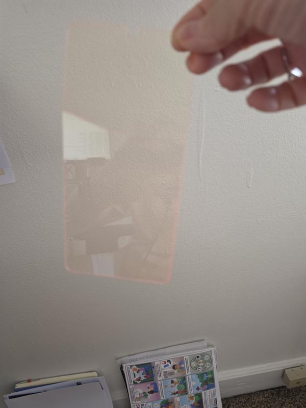 Hard to photograph something clear...