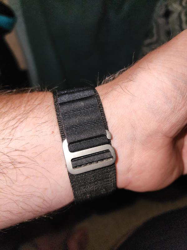 I changed my band and placed a protective cap on the face