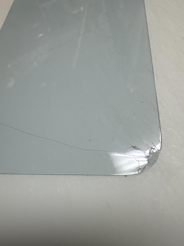 Break in glass