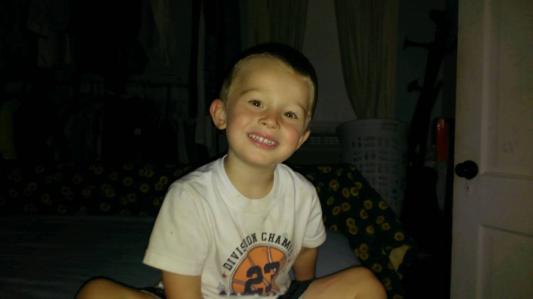 I took this picture in my house at night, with no lights on. I could barely see my son through the viewfinder, so I really didn't think I was going to get a good shot. But the flash was so awesome that it took this great picture.
