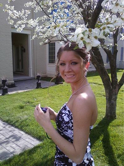My niece's prom taken with Pantech camera
