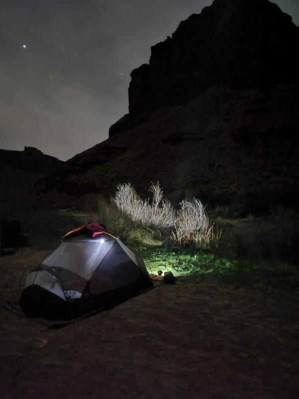 Using the Night mode feature, on the banks of the Colorado River.