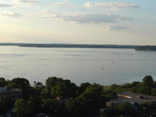 Nearby Lake at dusk