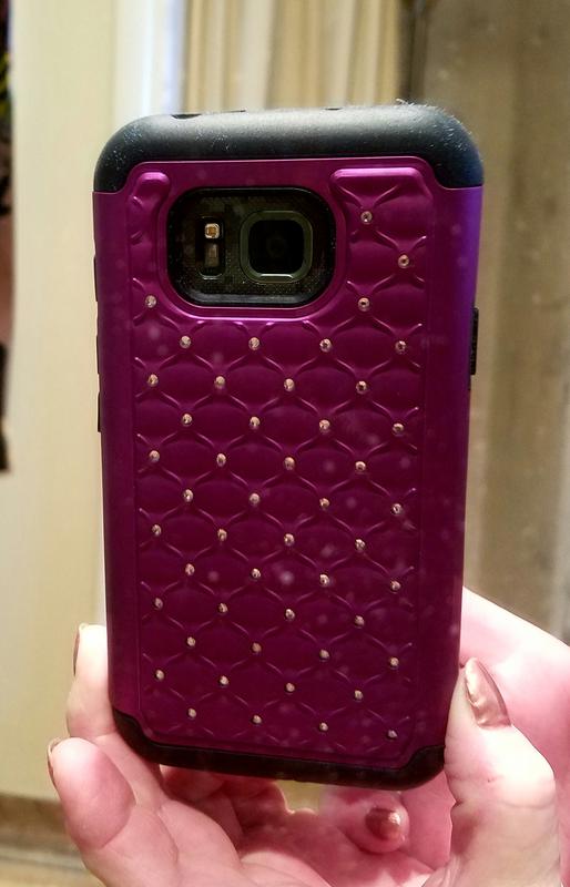 My new galaxy 7 active in purple