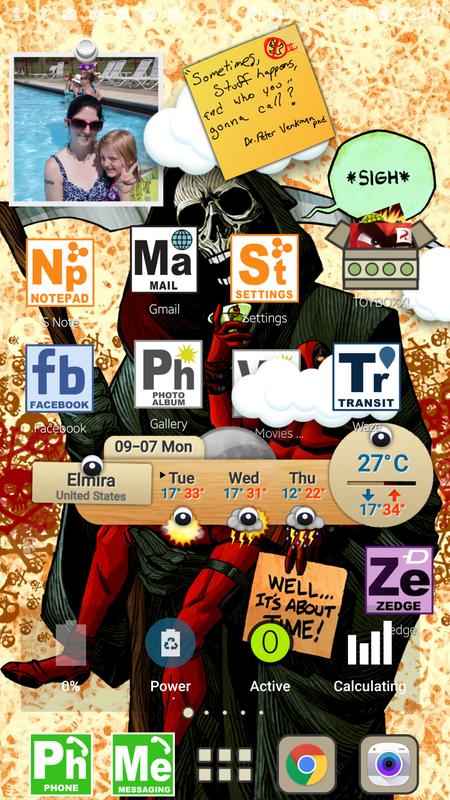TSF launcher Ui on Note 5