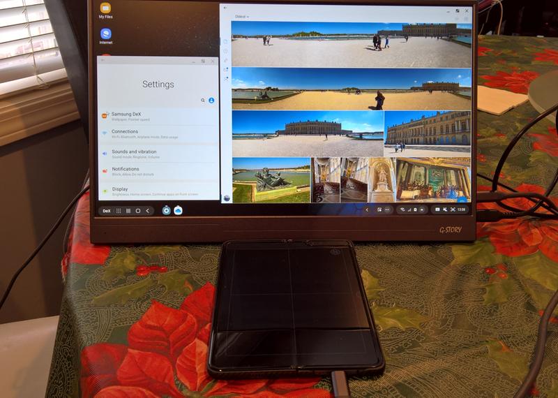 Coupled with a portable monitor it creates a mobile workstation.