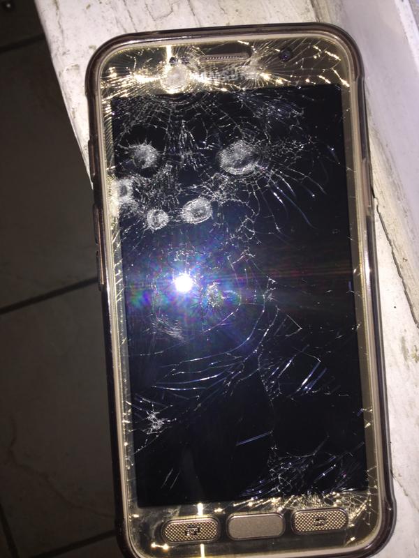 After being dropped on concrete this is what it looks like ☹️