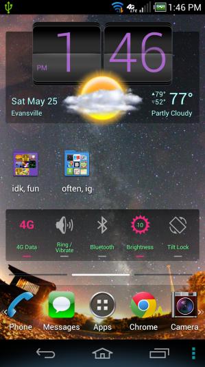 screen display, has been personalized