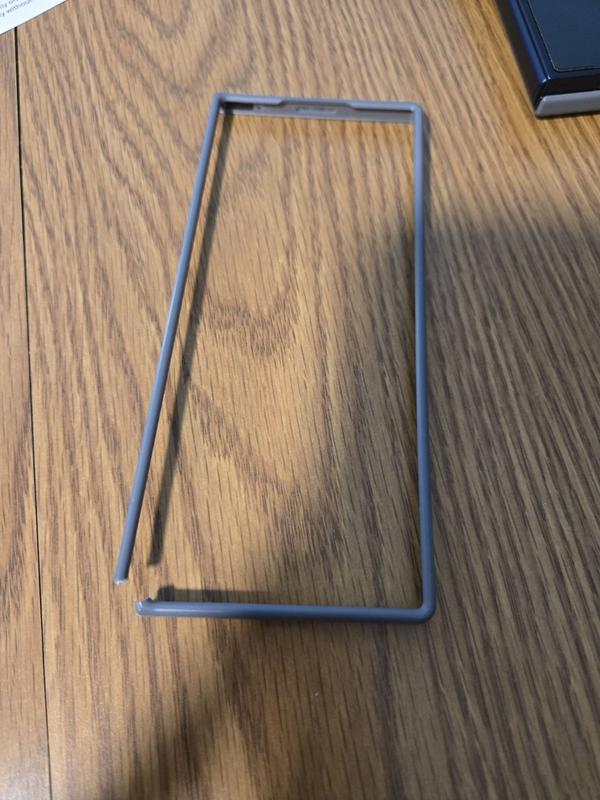 The snapped corner in less than 2 months