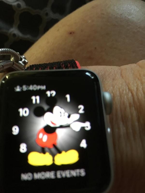 My new phone with Mickey Mouse face