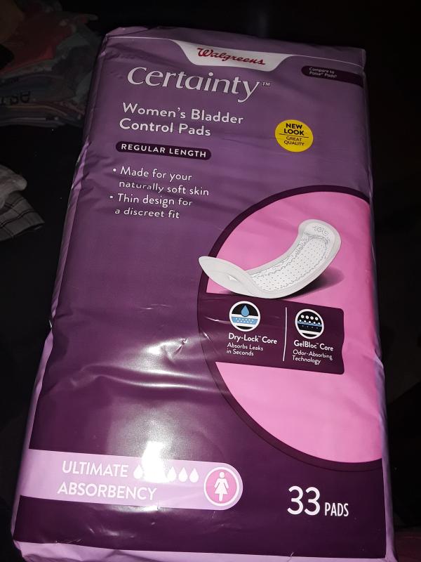 Walgreens Certainty Women's Bladder Control Pads, Ultimate