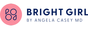 logo for Bright Girl by Angela Casey MD