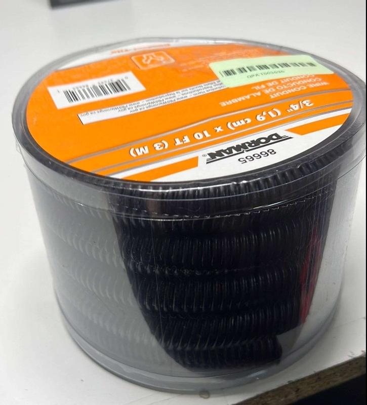 Dorman - Conduct-Tite Black 1/2in x 10ft Flex Split Wire Conduit
