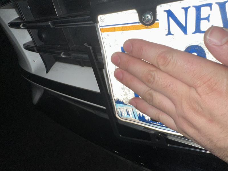 ProElite Black and Smoke Tuf Combo License Plate Frame