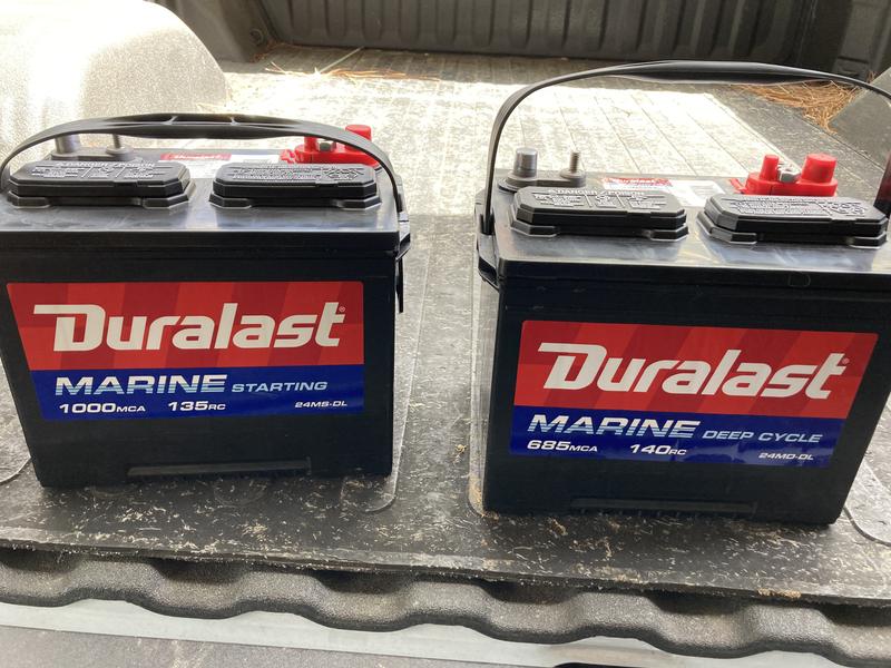 Duralast 24MSDL Group Size 24 Marine Starting Battery 800 CCA 1000 MCA