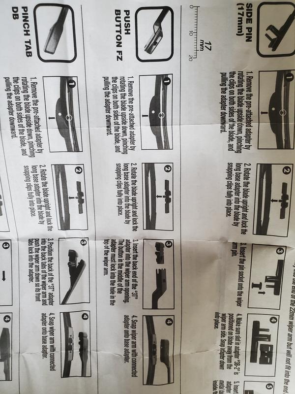 ACP Aero VU Exact Front Wiper Blades Genuine Flat Windscreen Window - View #10