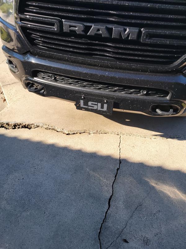 License plate bracket