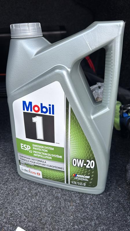 Mobil 1 ESP Full Synthetic Engine Oil 0W-20 5 Quart
