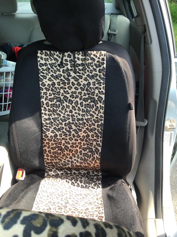 Proelite Leopard Print H Kit 4 Pack, Autozone Universal Car Seat Covers