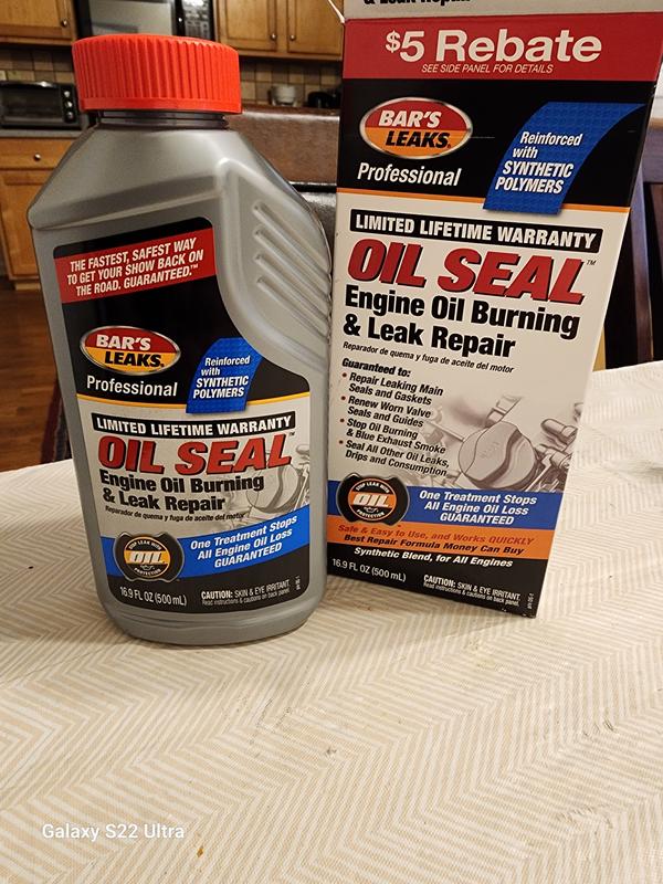 Bar's Leaks Oil Seal Engine Oil Burning and Leak Repair 16.9oz Reviews