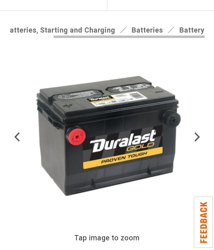 Duralast Gold Battery BCI Group Size 51R 500 CCA 51RDLG Reviews