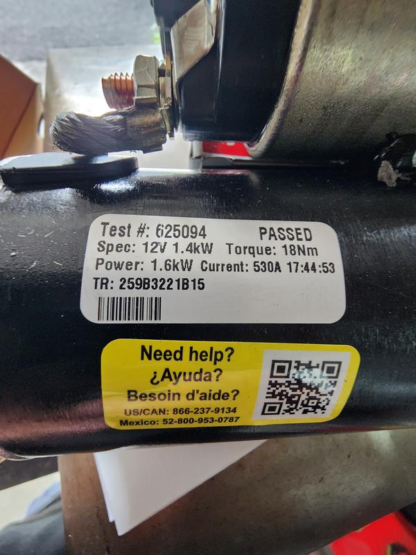 Duralast Starter Motor DL3243S