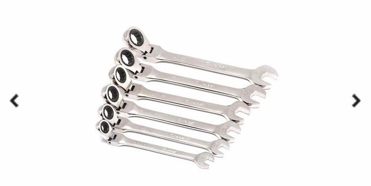 Duralast Metric Flex Head Ratcheting Wrench Set 6 Piece | AutoZone