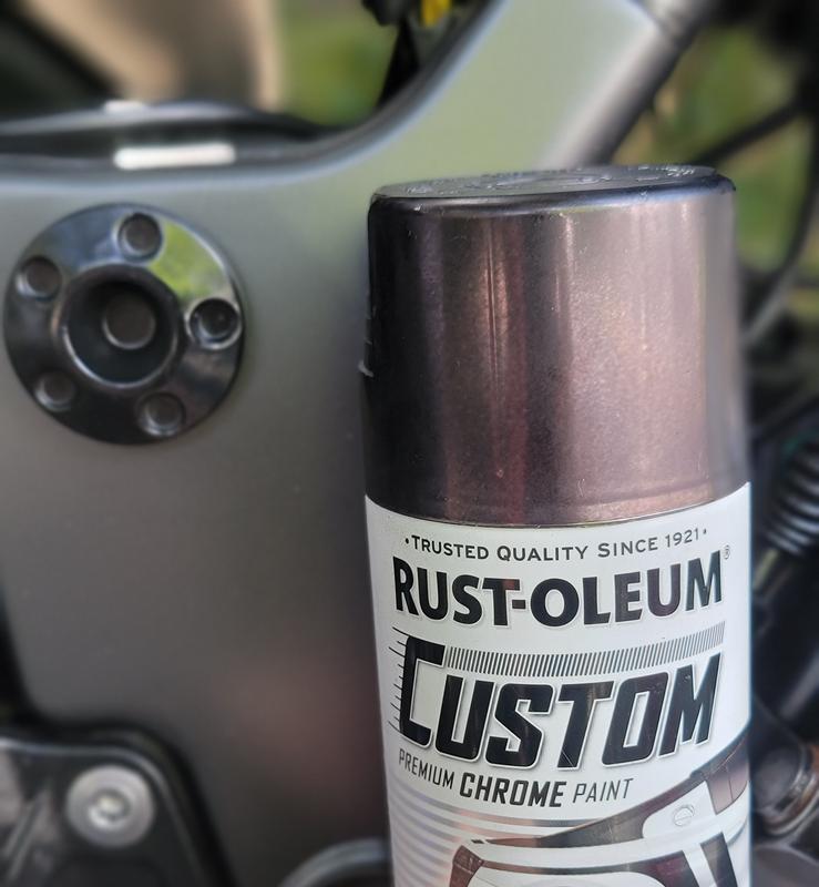 Rust-Oleum Chrome Black Premium Custom Spray Paint 10oz