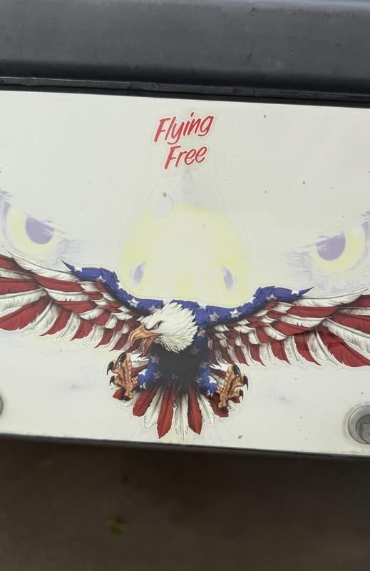 ◡̈*✧Eagle Lethal Threat Flying Free USA Eagle Decal Series
