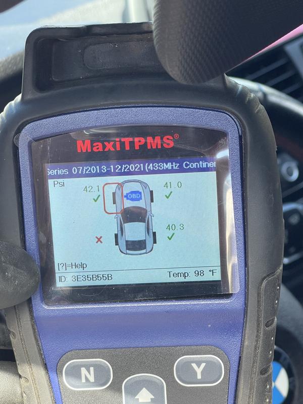 Duralast Tire Pressure Monitoring System (TPMS) Programmable Sensor DLPRS-1