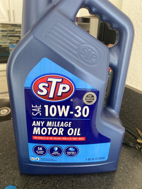 STP High Mileage Conventional 10W-30 Motor Oil 5 Quart | AutoZone