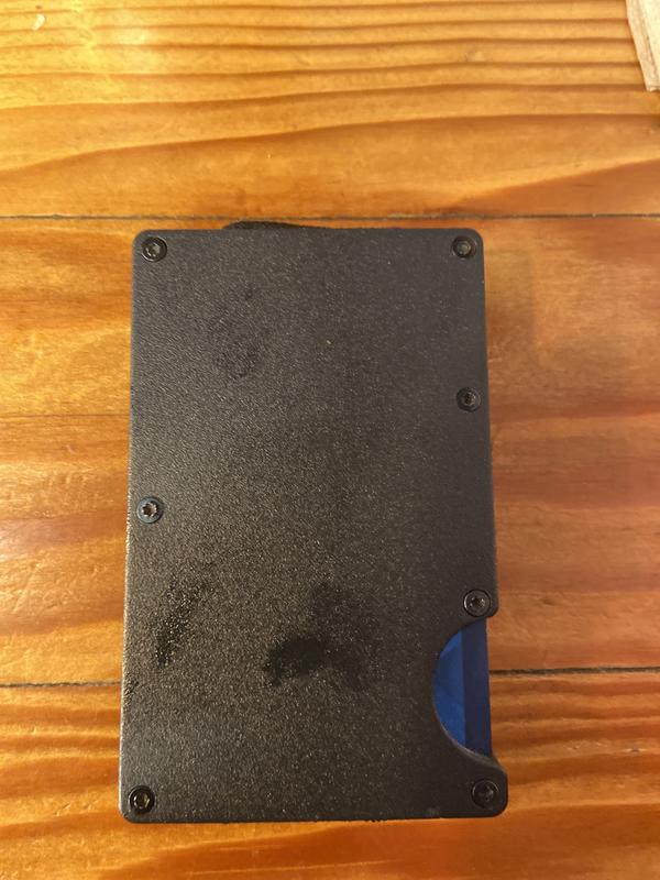 Roughneck Ultra Thin Rfid Blocking Wallet with Money Clip