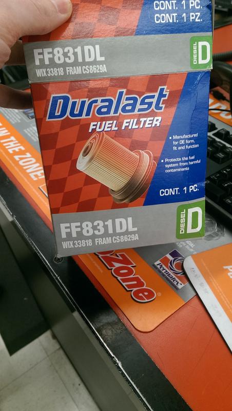 Duralast Fuel Filter FF831DL