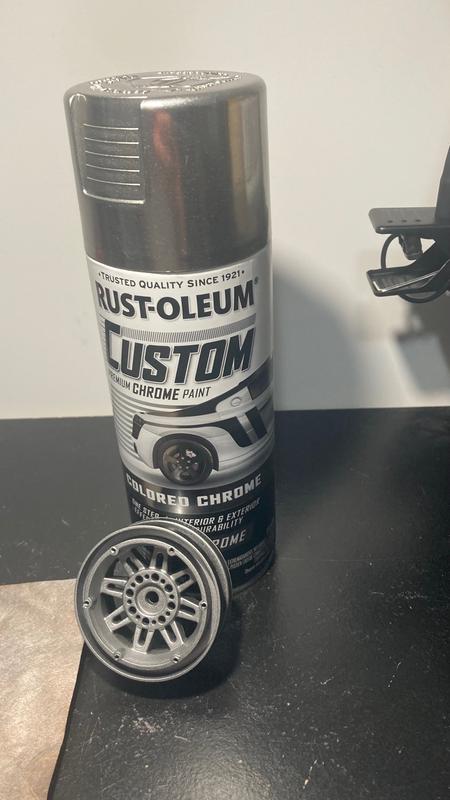 Rust-Oleum Chrome Silver Premium Custom Spray Paint 10oz