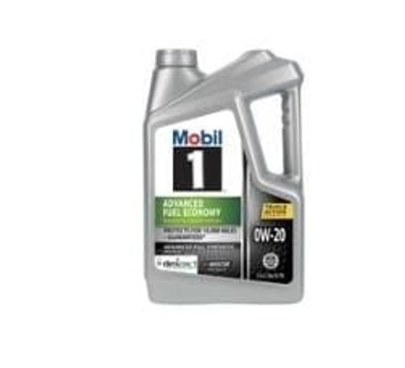 Mobil 1 Advanced Fuel Economy Full Synthetic Engine Oil 0W-20 5 Quart