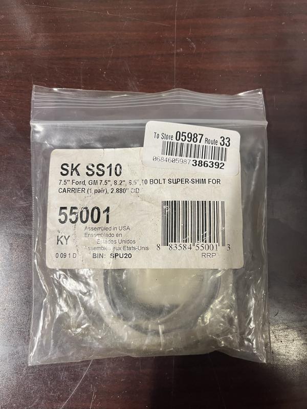 Yukon Gear & Axle SK 701006 Carrier Shim Kit - For Dana 50 Differential Setup & Adjustment - View #2