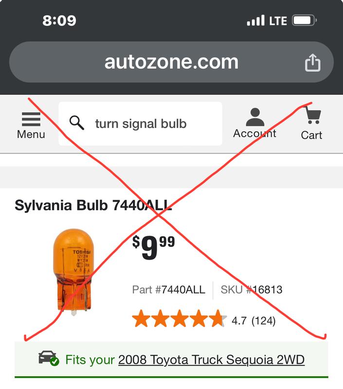 Sylvania LongLife Mini Bulb 7440ALL
