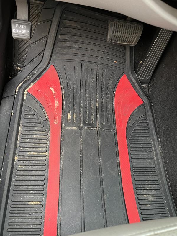 ProElite Carbon Red Floor Mats 3 Piece Reviews