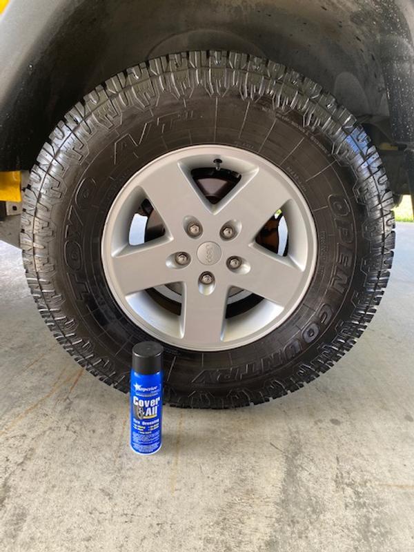 COVER ALL IS THE BEST TIRE SHINE EVER, TIRE SHINE REVIEW
