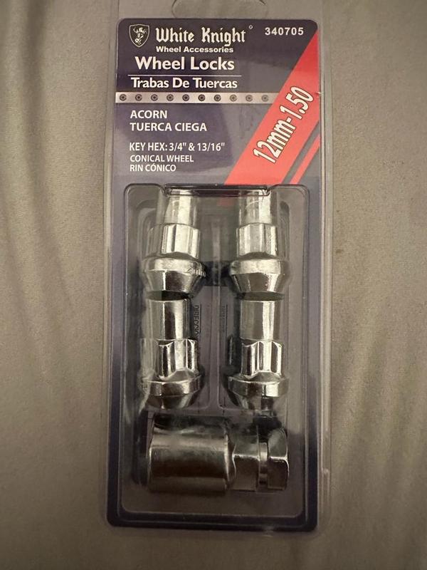 White Knight Wheel Nut 4 Piece 340705