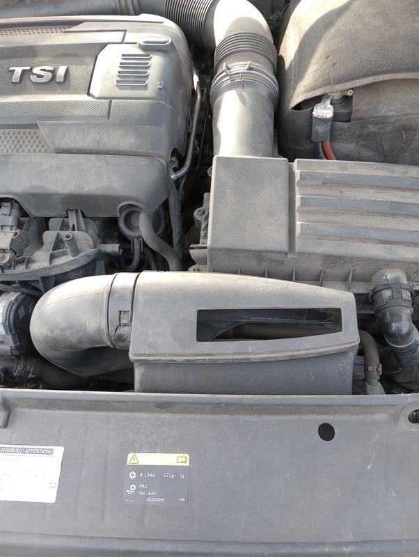 They overtightened and broke collar of intake.. this tape sealed it up.