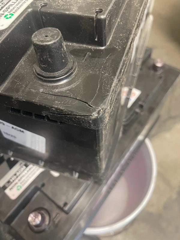 Old Battery and Replacement battery