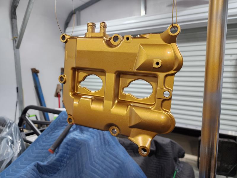2) SP404 VHT Gold Metallic Flake Engine Metallic Spray Paint