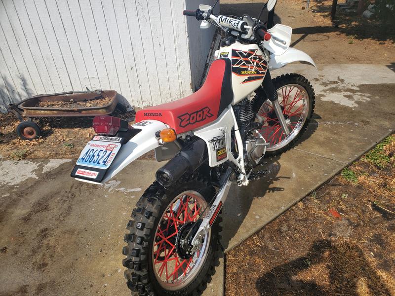 Unrelated. My dirt bike.