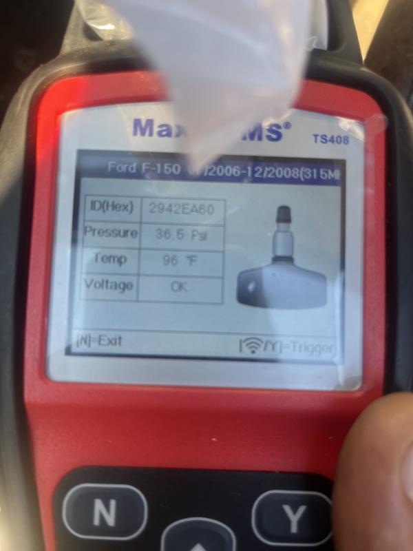 Duralast Tire Pressure Monitoring System (TPMS) Programmable Sensor DLPRS-1