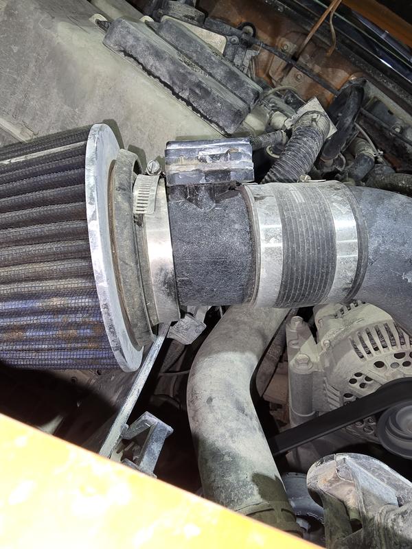 The plastic mass air flow sensor insert part gets deformed after engine heats up and then cools down would like to purchase the metal one that's online but I can't find it at the stores