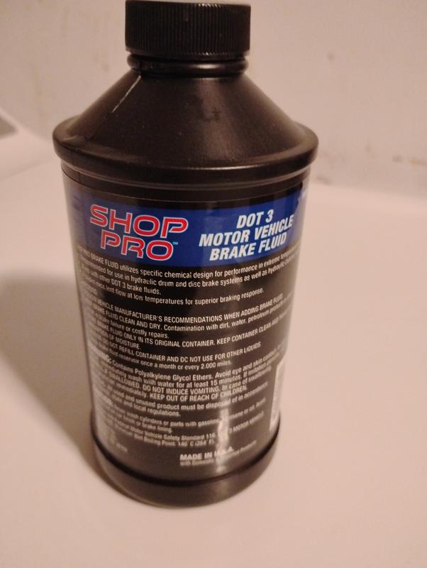 ShopPro DOT 3 Brake Fluid 12oz