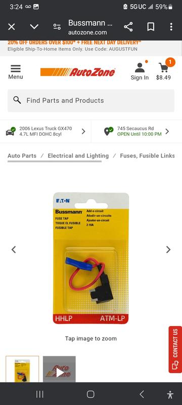 Bussmann Circuit Fuse tap